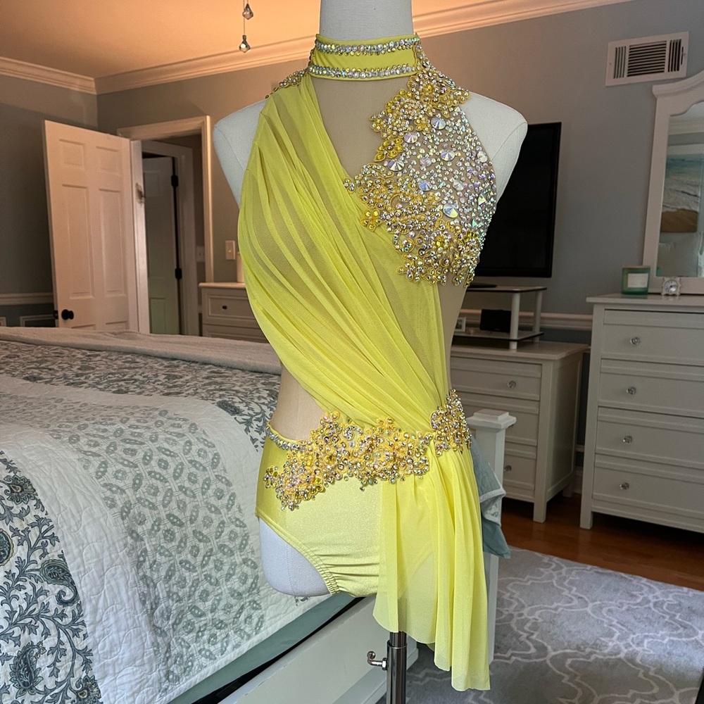 Costume - Custom Made Lyrical / Contemporary Dance - EXTREMELY RARE to find NEW! - Picture 6 of 13
